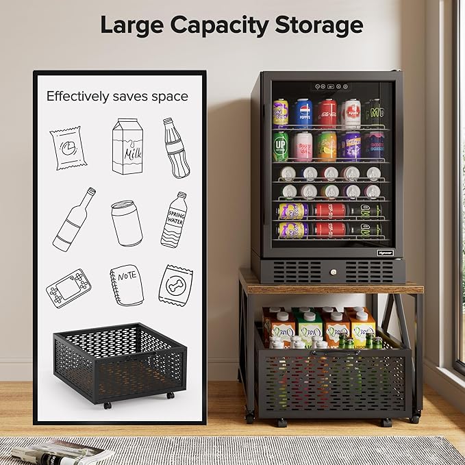 Urban Deco Mini Fridge Stand - Image 8