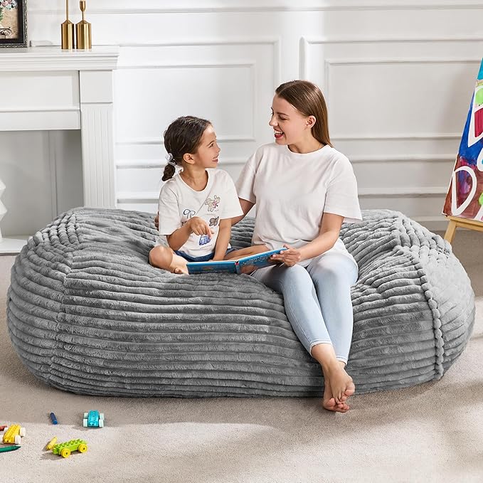 Hobestluk 4FT Bean Bag Chairs Adult Bean Bag by YourHomeDeservesMore