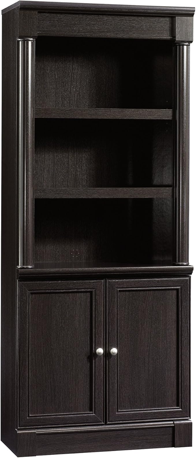 Sauder Palladia Library with Doors/Book Shelf, L: 29.37" x W: 13.90" x H: 71.85" by SAUDER%C2%AE