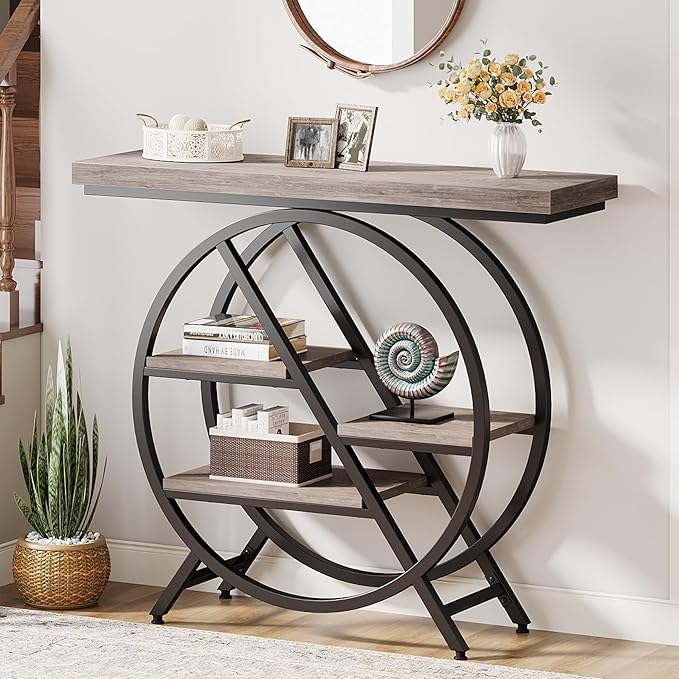 Tribesigns 40-Inch Console Table, 4-Tier Entryway Table - Image 6