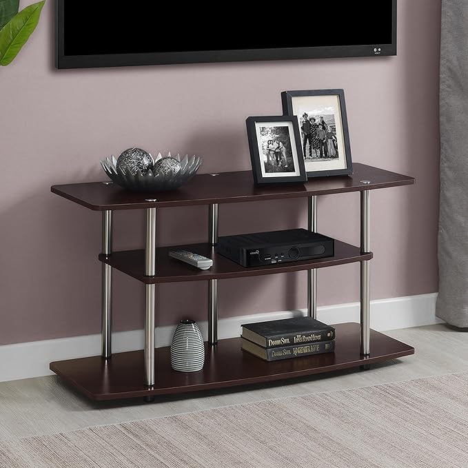Convenience Concepts Designs2Go No Tools 3-Tier Wide TV Stand 42" - Image 2