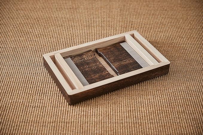 Wood Step Stool, Portable Rectangle Bed Stool, Small Step Ladder - Image 3