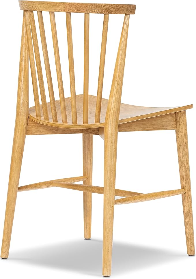 POLY & BARK Ligna Dining Chair Black – Mid-Century Inspired Chair - Image 6