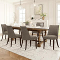 COLAMY Upholstered Dining Chairs Set of 6, Mid Century Modern Kitchen Chairs by COLAMYINC