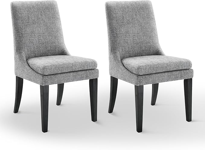 Upholstered Dining Chairs Modern Sidechair Performance Fabric High Back by Kislot