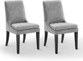 Upholstered Dining Chairs Modern Sidechair Performance Fabric High Back by Kislot