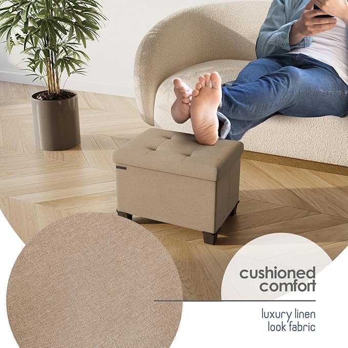 STORAGEBUD Storage Ottoman Cube - Image 7