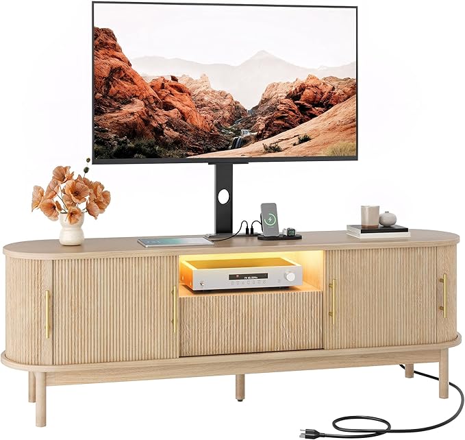 YITAHOME Fluted TV Stands for Living Room - Image 9