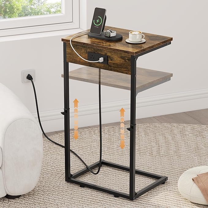 Vagusicc C Shaped End Table by Vagusicc