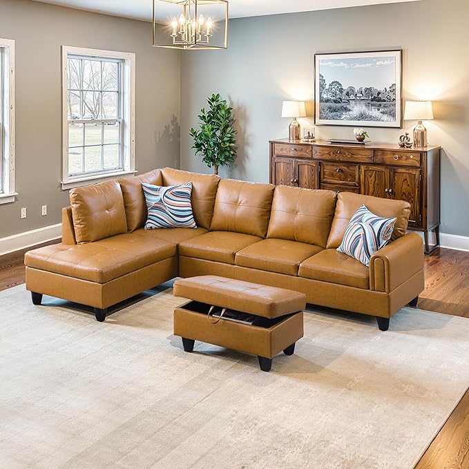 NicBex Sectional Couch 3 Pieces Sofa Set - Image 2