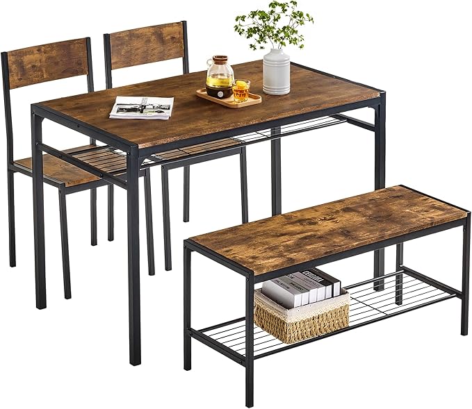 VECELO Kitchen Dining Room Table by VECELO