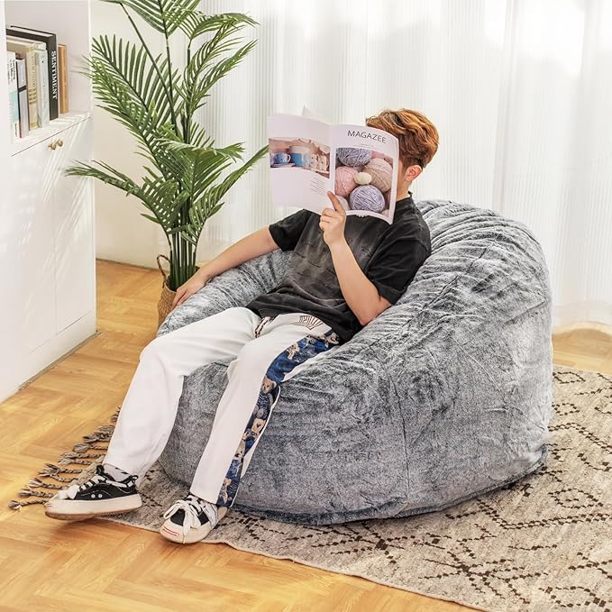 Recaceik Bean Bag Chair Large Bean Bag Chairs, - Image 7