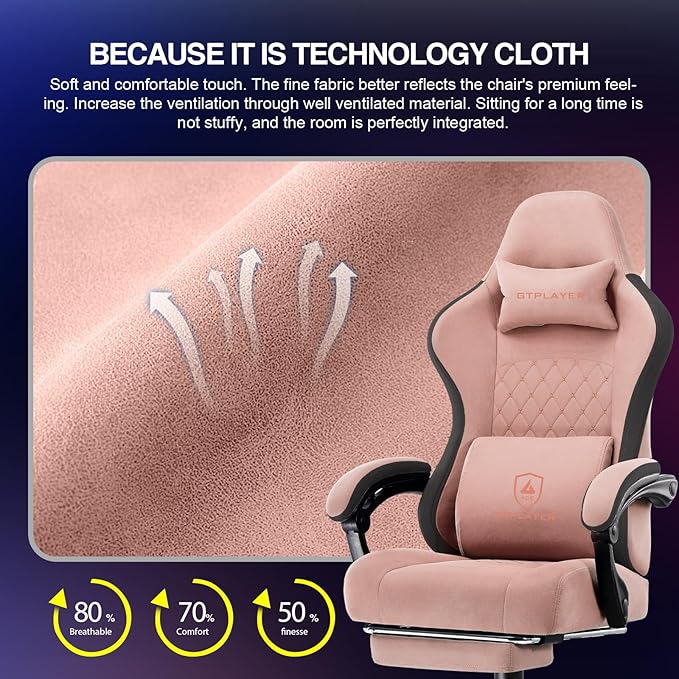 GTPLAYER Gaming Chair, Computer Office Chair - Image 6