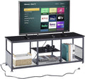 VECELO TV Stand with Power Outlets by VECELO
