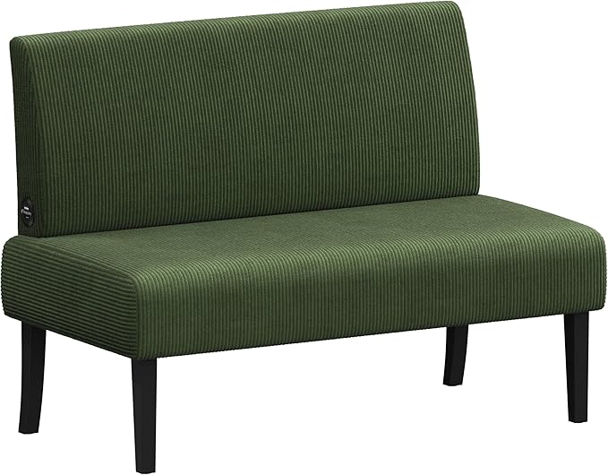 Yaheetech Small Mini Sofa Couch Armless Loveseat Futon by Yaheetech