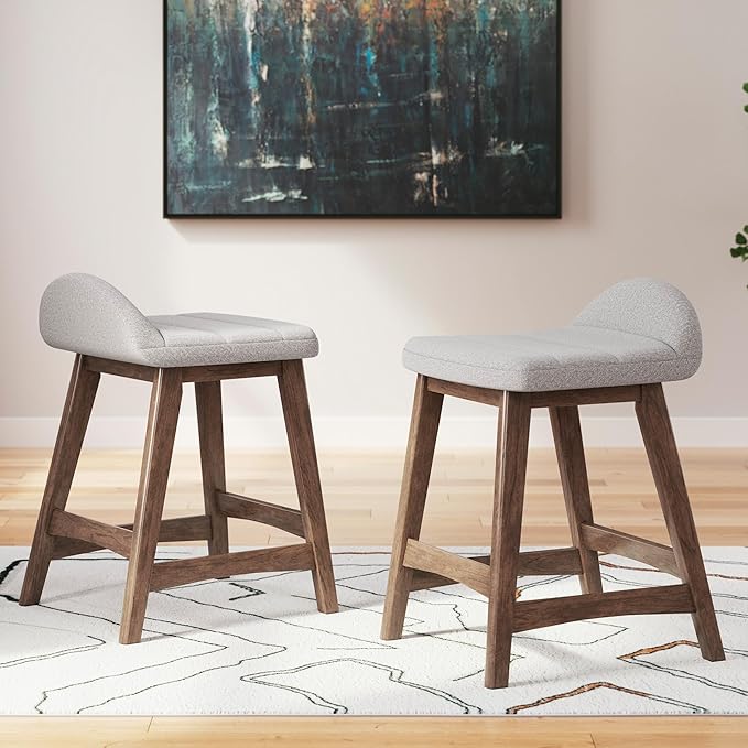 Signature Design by Ashley Lyncott Contemporary 28.5" Counter Height - Image 2