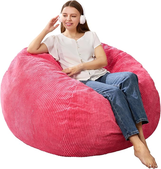 3.5FT Bean Bag Chairs Teardrop Bean Bag Chair - Image 9