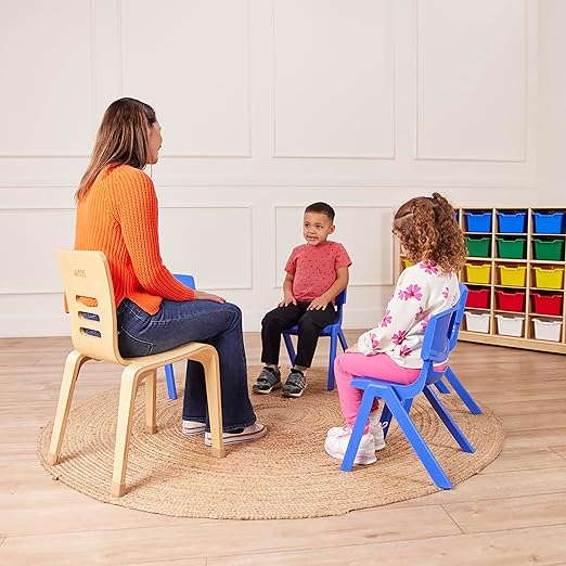 ECR4Kids 12in Plastic School Stack Chair, Classroom Furniture - Image 11