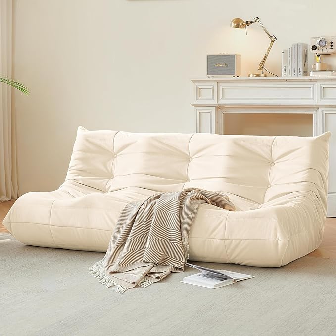 Bean Bag Chair, Large Fireside Chair Bean Bag Sofa by Gazecaia