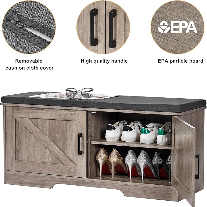 2-Tier Storage Bench, Shoe Bench - Image 4