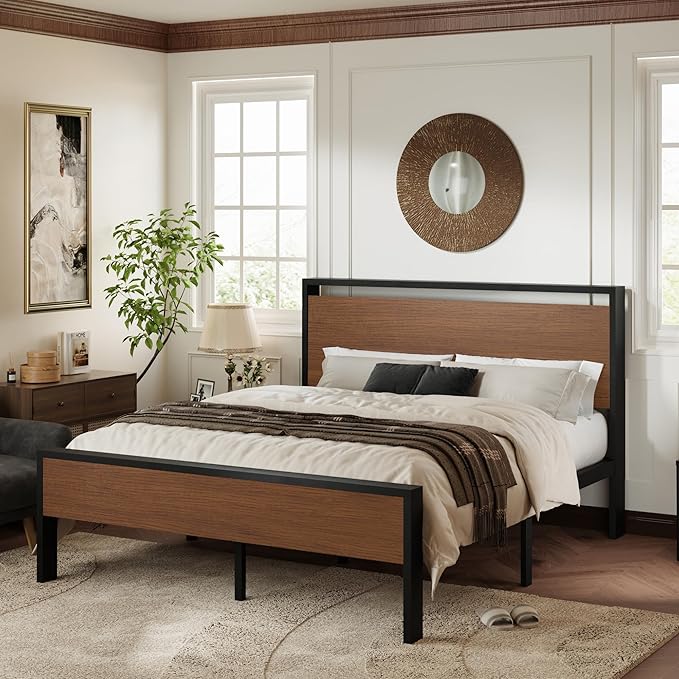 Allewie Queen Size Platform Bed Frame - Image 3