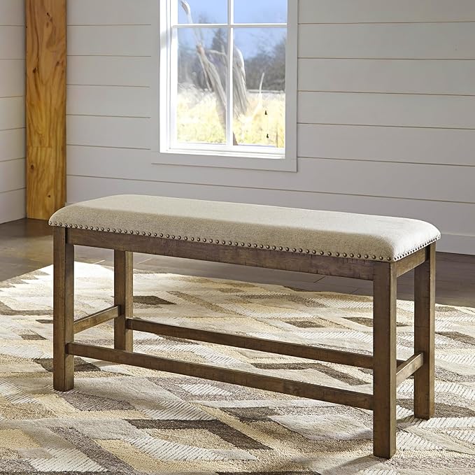 Signature Design by Ashley Morriville Counter Height Upholstered Dining Room - Image 2