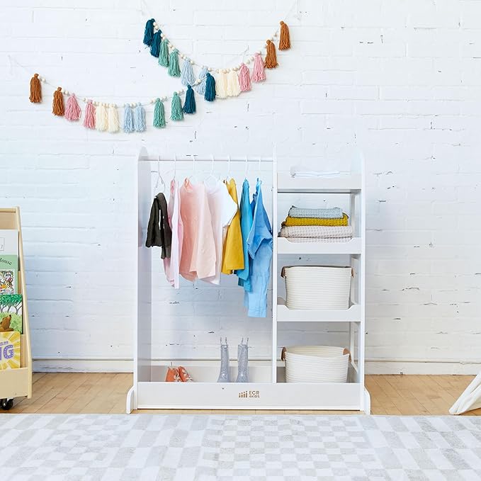 ECR4Kids Dress Up Center with Mirror, Costume Organizer - Image 9