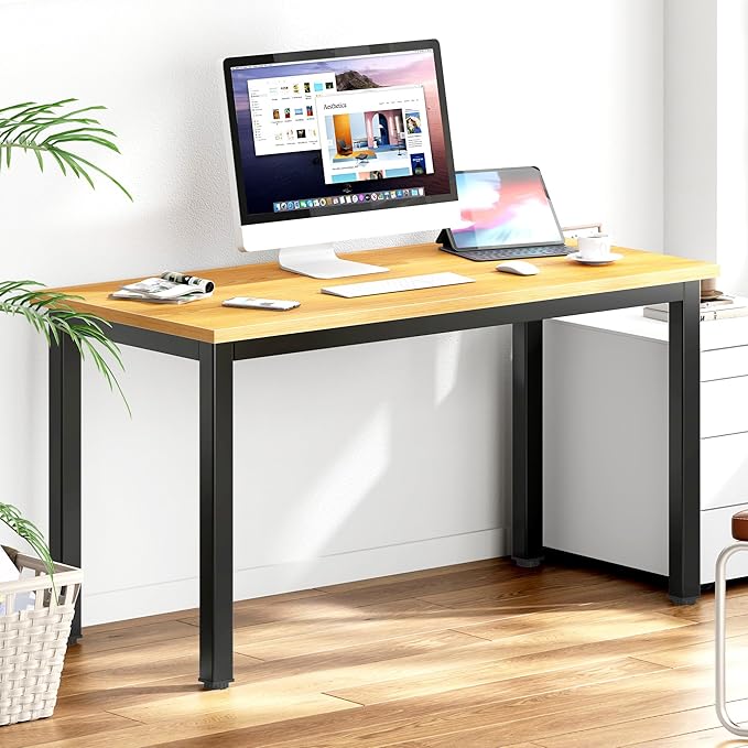 DlandHome 47 inches Medium Computer Desk, Composite Wood Board, Decent and - Image 7