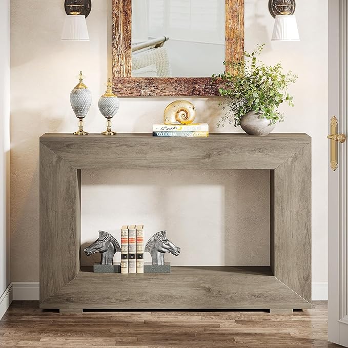 Tribesigns Farmhouse Console Table, 47 Inches Entryway Console Table - Image 5