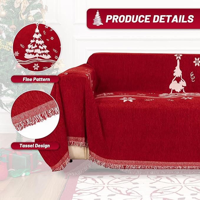 MYSKY HOME Sofa Covers for 2 Cushion Couch L Shaped Couch Cover, Washable Couch - Image 3