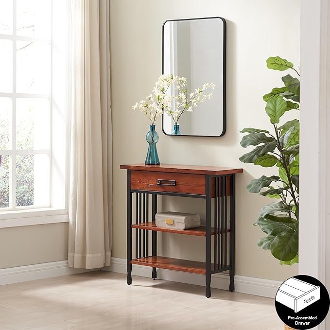 Leick Home SINCE 1912 Ironcraft Foyer Bookcase - Image 7