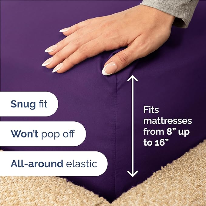 Split King Size 5 Piece Sheet Set - Image 3