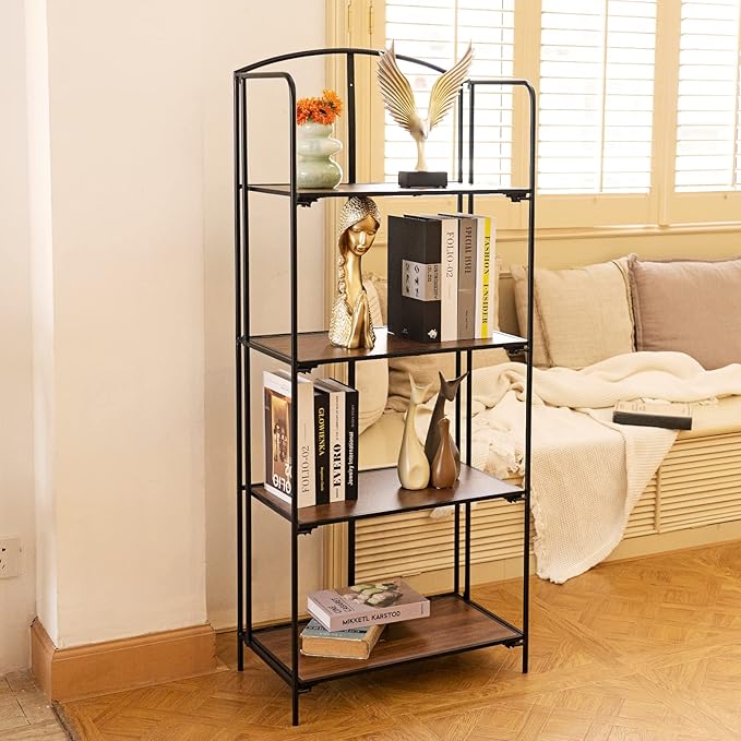 Crofy No Assembly Folding Bookshelf - Image 2