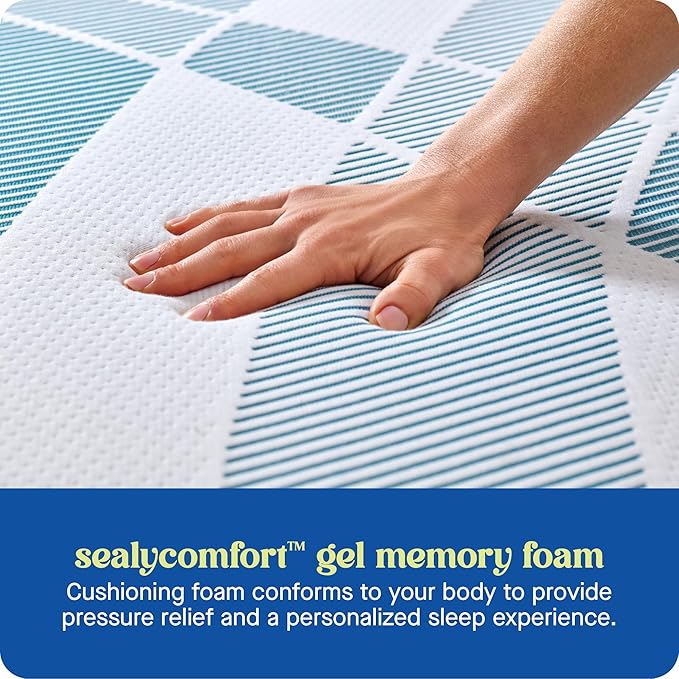 Sealy Dreamlife 14” Hybrid Mattress-in-a-Box, Twin XL, SealyComfort Gel Memory - Image 4
