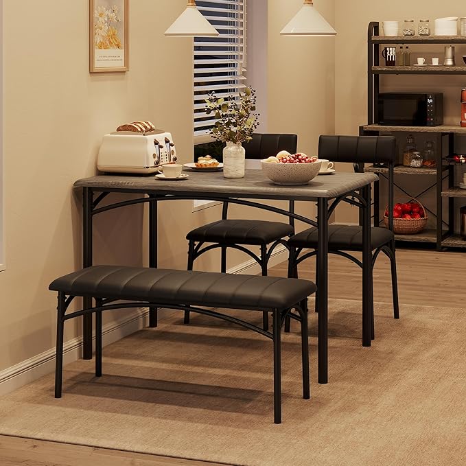 Garvee Dining Table Set for 4, Kitchen Table - Image 4