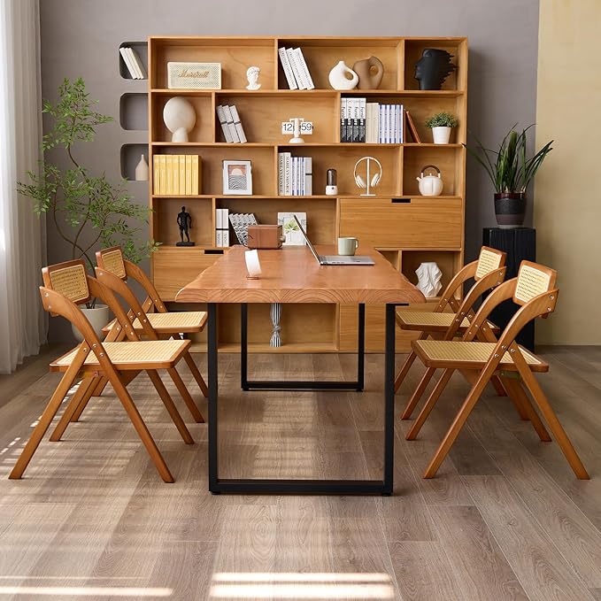 Solid Wood Office Desk, Dining Table, Desk -55 to 62 inches, Modern Farmhouse - Image 8