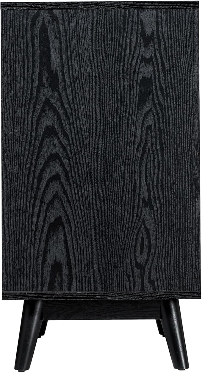 Sango Cortland 2-Door Accent Cabinet, Sleek Black Storage Cabinet - Image 9