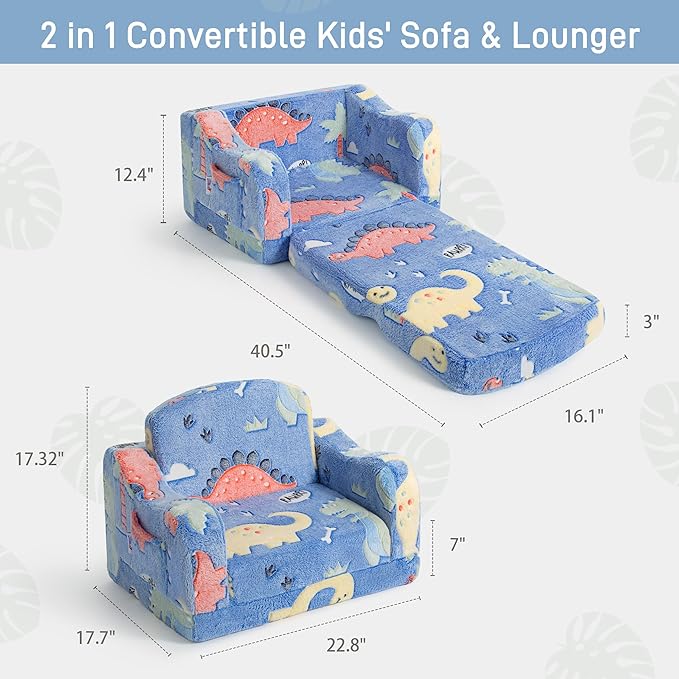 Thick Comfy Toddler Chair and Couch - Image 3