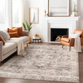 GENIMO 10x14 Area Rugs for Living Room, Machine Washable Non Slip Vintage Retro by GENIMO