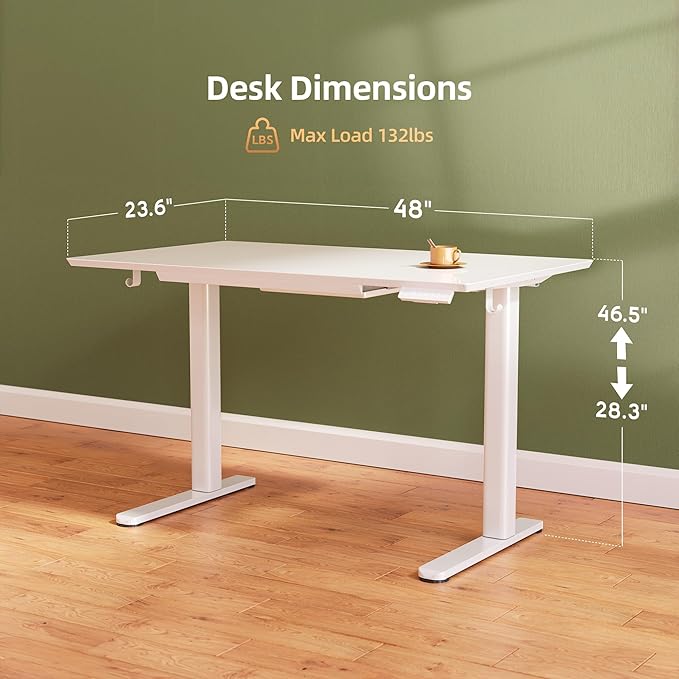 INNOVAR Glass Standing Desk - Image 3