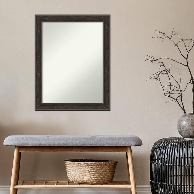 Amanti Art Brown Bathroom Mirror - Image 5