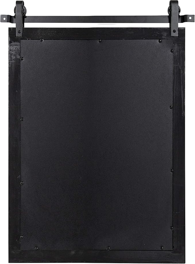 Kate and Laurel Cates Farmhouse Wood Framed Wall Mirror, 18 x 26, Barn - Image 5