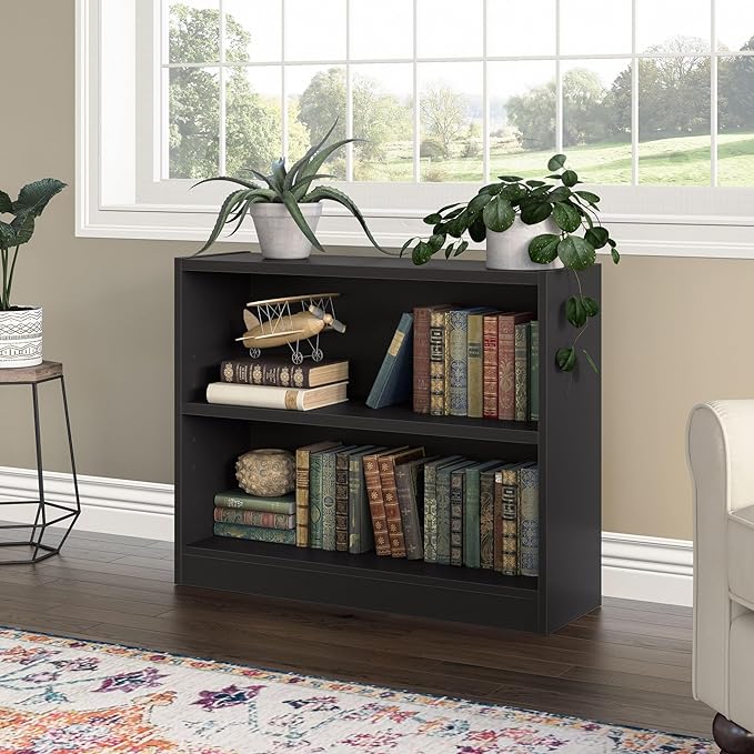 Bush Furniture Universal Bookcase, Low Storage and Display Bookshelf - Image 2