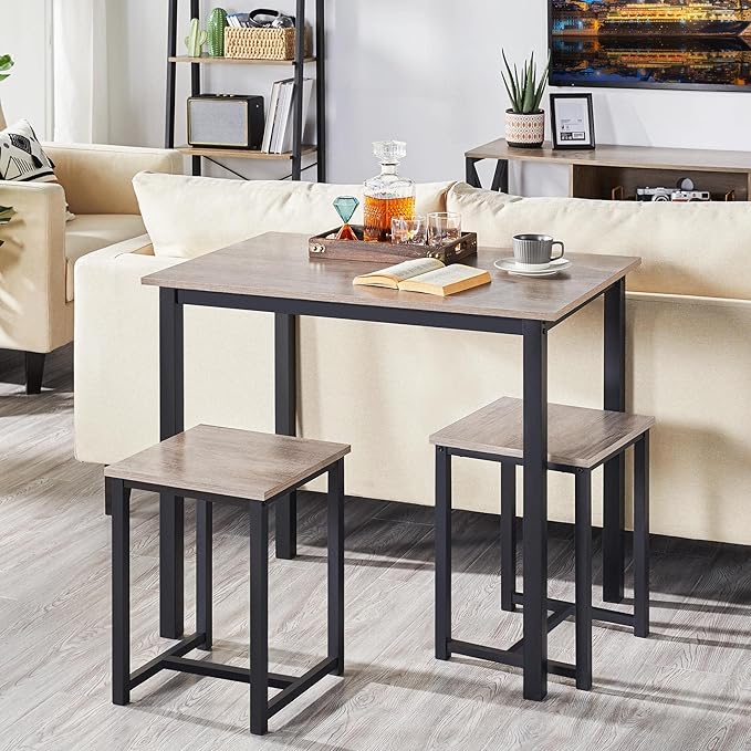 Yaheetech 3 Piece Dining Table Set - Image 2