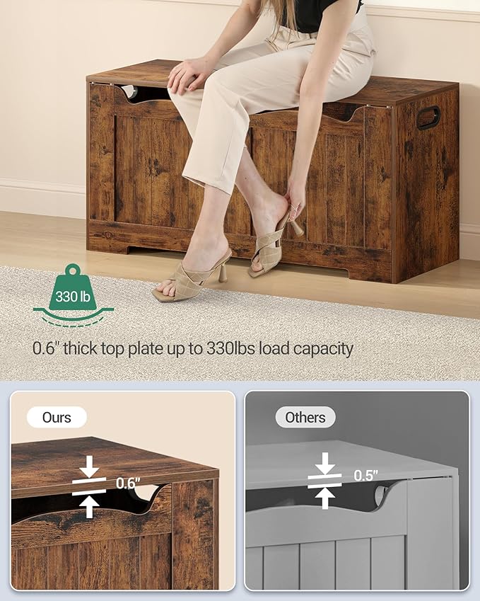 39.4" Storage Chest, Storage Bench Trunk - Image 10