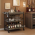 GarveeHome Bar Cart, Bar Carts for The Home, 3 Tier Serving Cart by GarveeHome