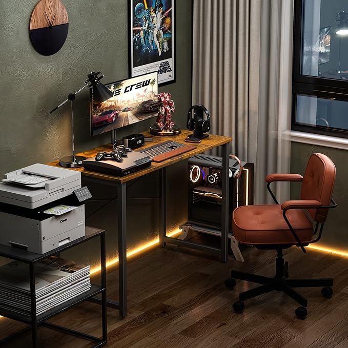 Coleshome 32 Inch Computer Desk, Modern Simple Style Desk - Image 4