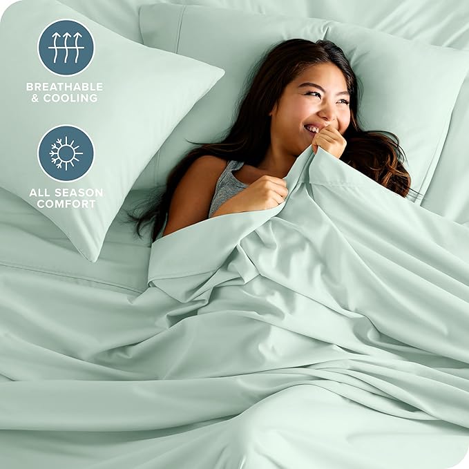 Bare Home Split Head Flex King Sheet Set - Image 4