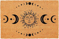 Funny Coir Doormat Sun and Moon Phase Magic Moon Door Mats by FNDMCTPS