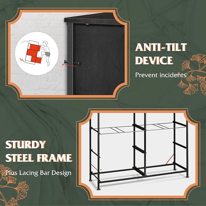 WLIVE Dresser for Bedroom with 8 Drawers, Wide Fabric Dresser for Storage and - Image 7
